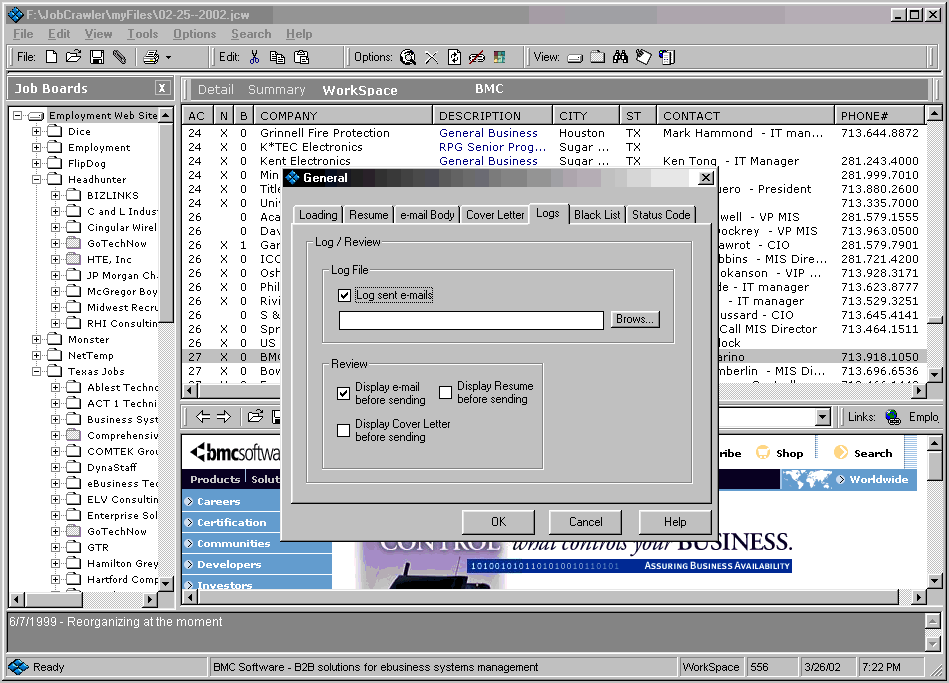 Log Maintenance